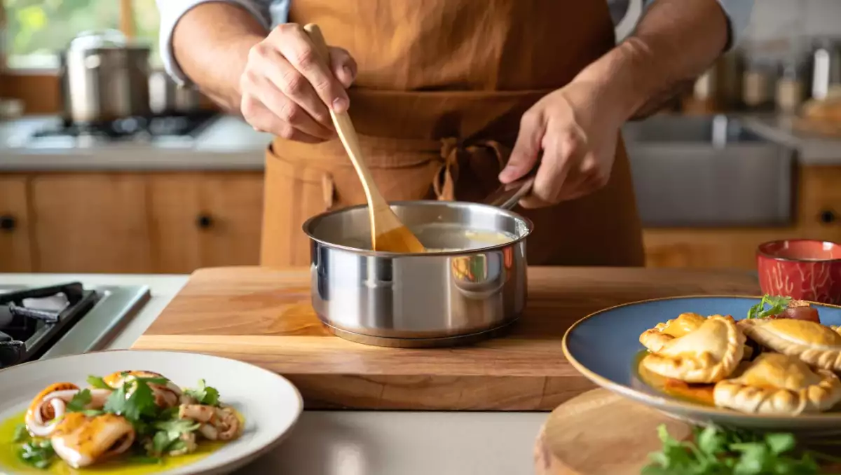 Menu do dia, 10 de agosto: salada de choco grelhado, empanadilhas de atum e gelado de leite condensado