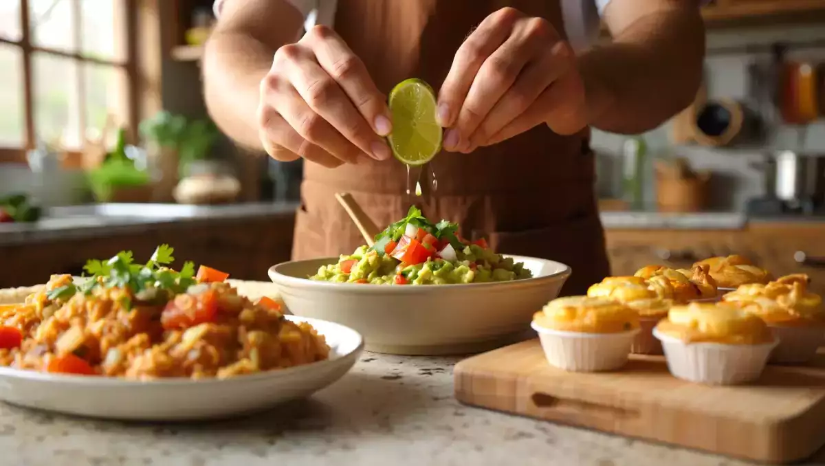 Menu diário, 19 de agosto: guacamole, massa de marisco e pão de deus
