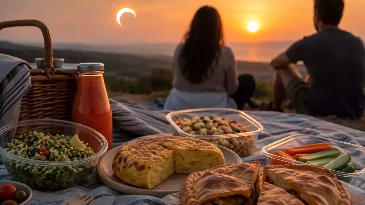 O que levar para assistir ao eclipse solar em Portugal: 9 receitas para um jantar ao ar livre