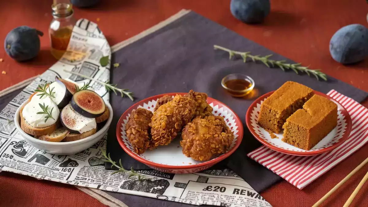 Menu diário, 13 de setembro: bruschettas de figo, frango crocante e bolo de cenoura