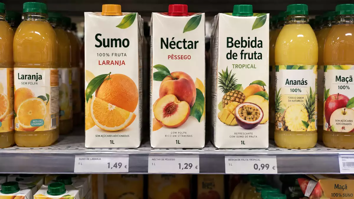 Néctar, sumo e bebida de fruta: não são a mesma coisa. Descubra o que está mesmo a beber