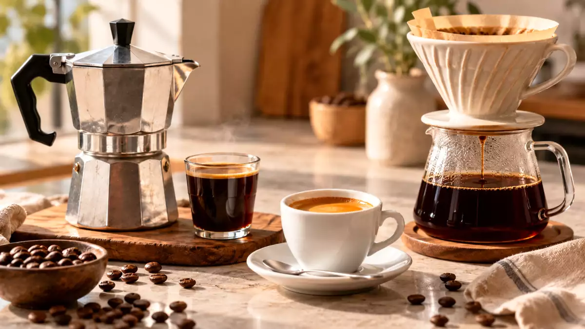 Moka, expresso ou coado: o café ideal nem sempre é o mesmo e depende do seu dia