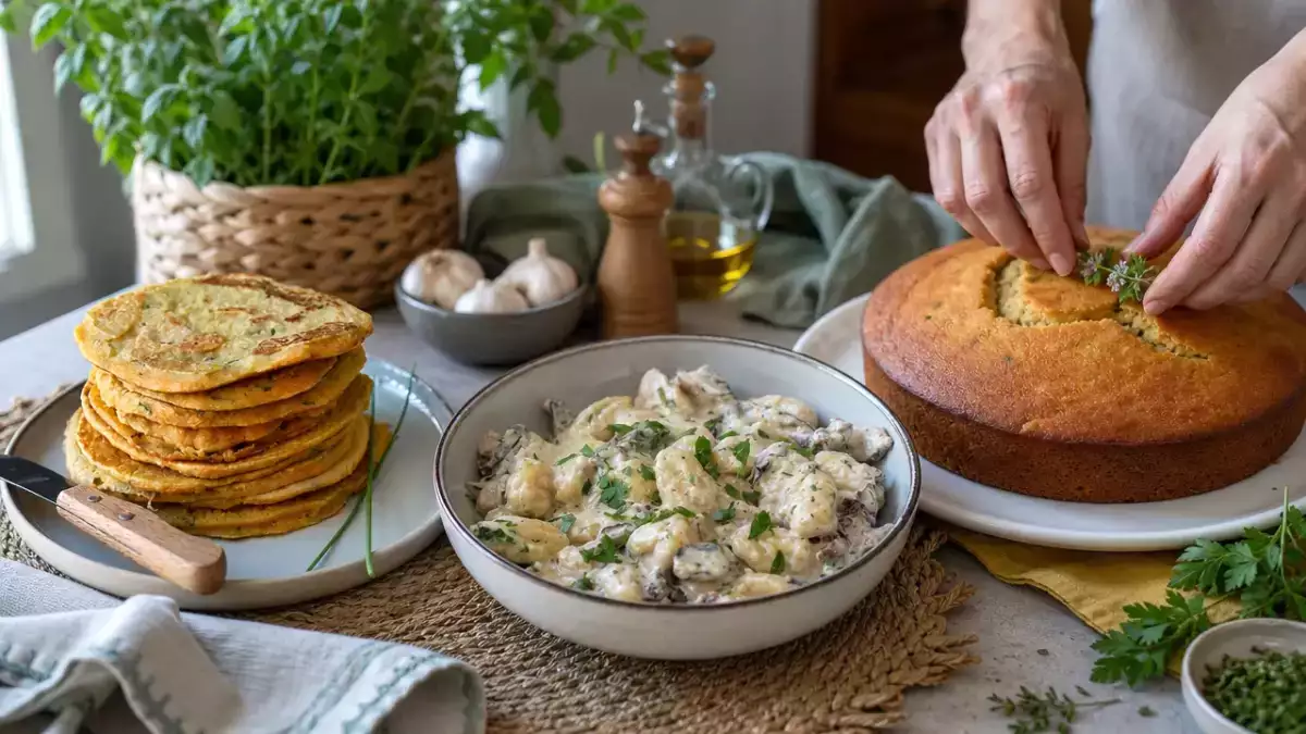 Menu do dia, 29 de outubro: panquecas de lentilha, nhoque cremoso e bolo de banana