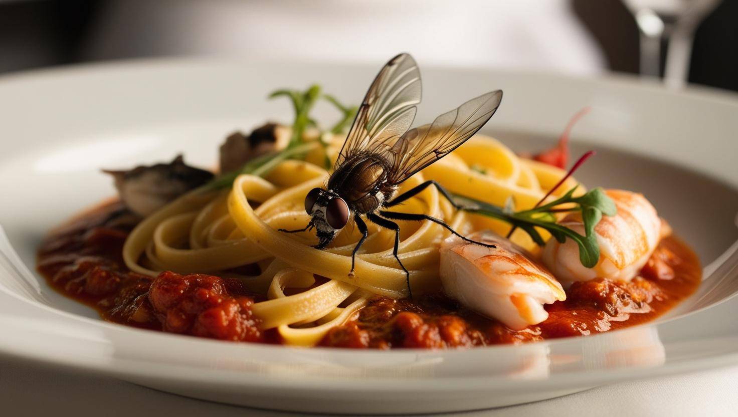 O que realmente acontece quando uma mosca pousa na sua comida e como evitar riscos à saúde!