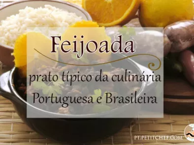 Feijoada, típico da culinária Portuguesa e Brasileira