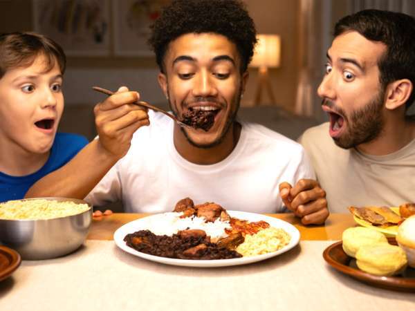 10 manias dos brasileiros na mesa que deixam os gringos chocados