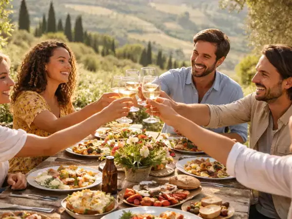 O que acontece quando você monta uma mesa italiana de primavera com essas 10 receitas surpreende qualquer um