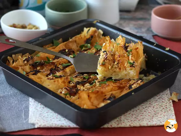 Menu do dia, 21 abril : Uma experiência gastronômica: bolo de azeitonas, ovos flamencos e crinkle cake