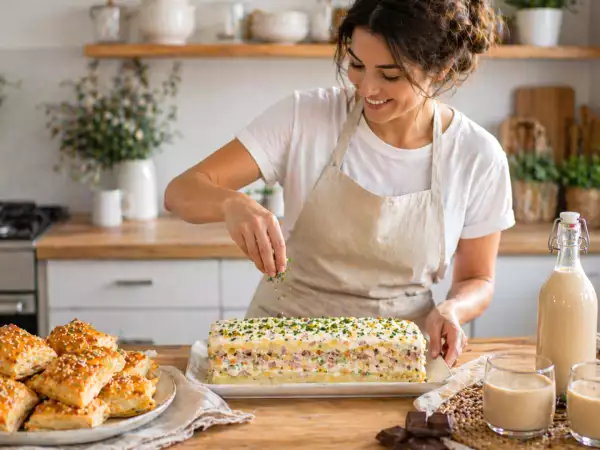 Menu do dia, 23 abril : Uma experiência gastronômica: folhados, torta fria e licor baileys caseiro