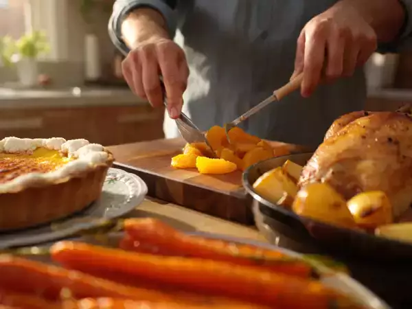 Menu diário, 2 de maio: cenoura ao molho de mel, frango assado e tarte de pastel de nata