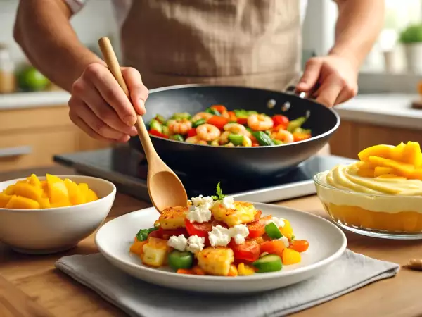 Menu do dia, 5 de Junho: delícias crocantes, wok vibrante e mousse refrescante