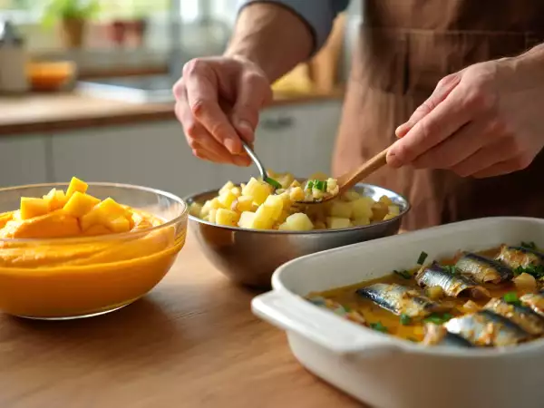 Menu do dia, 22 de junho: delícias com batatas, sardinhas e mousse de manga