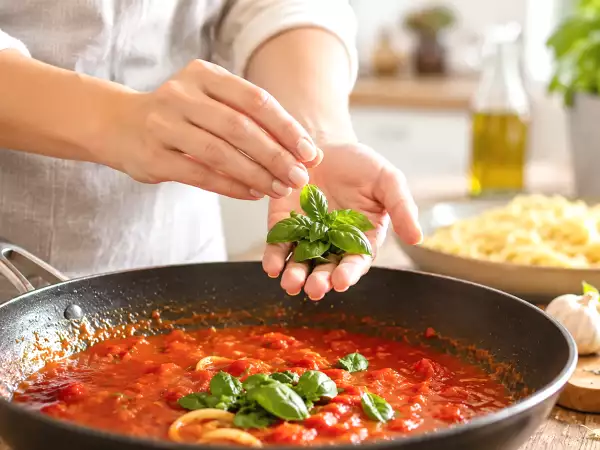 Quase ninguém faz isso com o manjericão fresco, mas esse gesto simples muda o aroma das receitas