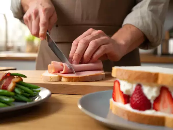 Menu do dia, 26 de junho: Delícias de feijão verde, sanduíche gourmet e ichigo sando