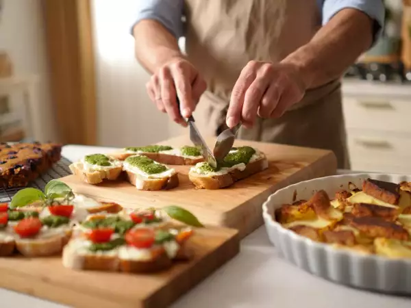 Menu do dia, 5 de julho: delícias de bruschetta, bacalhau e bolo de cereja