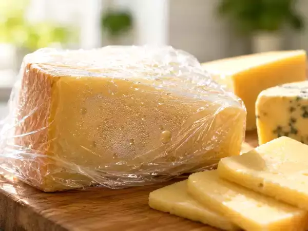 Não embrulhe o queijo em película aderente quando está calor: o erro aparece logo