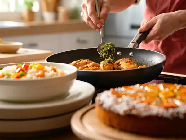 Menu diário, 7 de agosto: arroz cantonês, frango caipira e torta de laranja