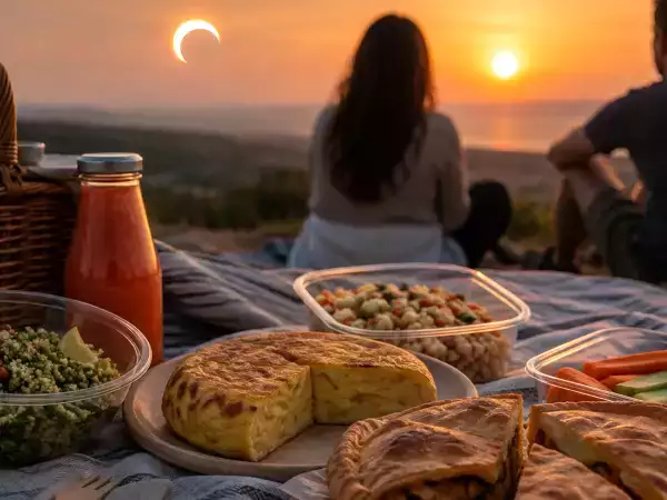 O que levar para assistir ao eclipse solar em Portugal: 9 receitas para um jantar ao ar livre