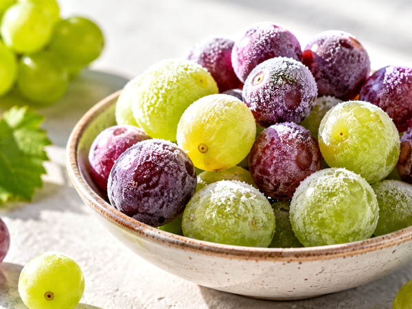 Você já tentou congelar uvas? Essa dica legal transforma a fruta em um lanche irresistível