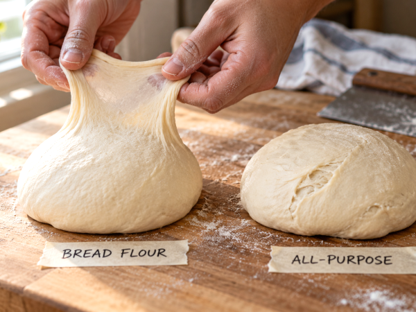 Trocar a farinha para pão pela farinha multiuso? A proteína altera mais do que apenas a textura na mastigação