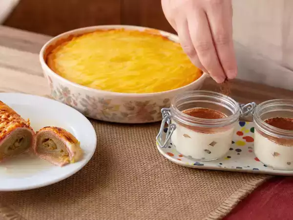 Menu do dia, 22 de outubro: endívias gratinadas, empadão de frango e tiramisu de tofu
