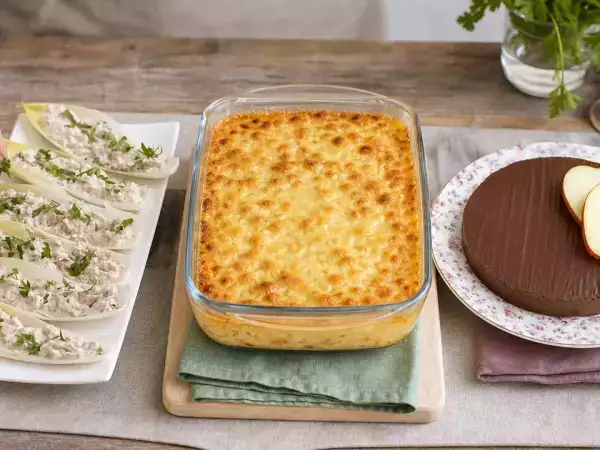 Menu do dia, 26 de outubro: barquinhos de atum, gratinado de frango e fudge de maçã