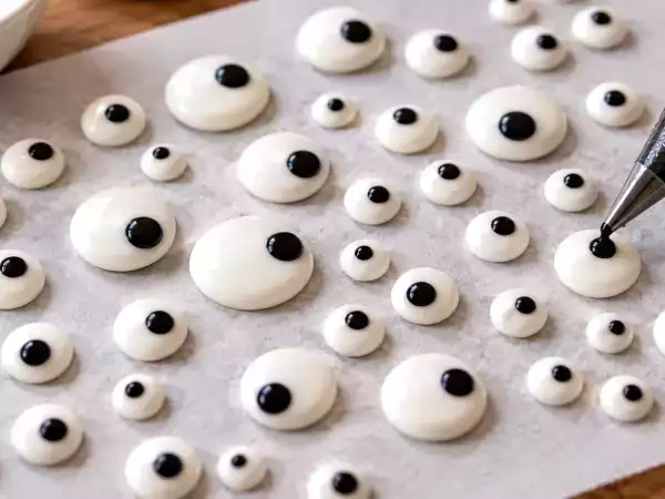 Aprenda a fazer olhinhos de açúcar em casa e dê um toque divertido às suas sobremesas de Halloween
