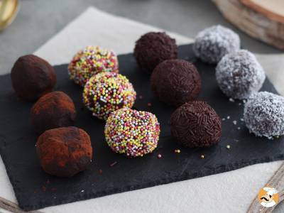 Trufas com apenas 3 ingredientes: o docinho mais perfeito para o Natal!