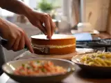 Artigos: Menu do dia, 16 de Maio: uma experiência gastronômica com salmão, carbonara e bolo de bolacha