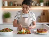 Artigos: Menu do dia, 20 de Maio: delícias de ovo mollet, salada de espelta e clafoutis de cereja
