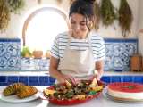 Artigos: Menu do dia, 21 de Maio: Batata hasselback, carne de porco à alentejana e cheesecake de morango