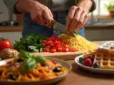 Artigos: Menu do dia, 3 de Junho: tabule refrescante, macarrão saboroso e waffles crocantes