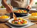 Artigos: Menu do dia, 5 de Junho: delícias crocantes, wok vibrante e mousse refrescante