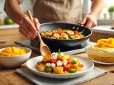 Artigos: Menu do dia, 5 de Junho: delícias crocantes, wok vibrante e mousse refrescante