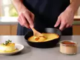 Artigos: Menú del día, 17 de junio: delicias griegas, clafoutis salado y flan de chocolate
