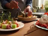 Artigos: Menudo dia, 6 de Junho: delícias de verão com melão, moussaka e pavlova