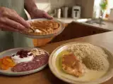 Artigos: Menu do dia, 14 de junho: delícias de salame, frango e tarte de maçã