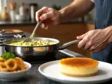 Artigos: Menu do dia, 25 de junho: lulas fritas, carbonara de curgete e torta de creme brûlée