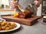 Artigos: Menu diário, 19 de julho: mandioca frita na air fryer, costelinha de porco com laranja e mel e torta alemã deliciosa