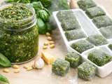 Artigos: Pesto caseiro congelado: quanto tempo ele dura no freezer e como armazená-lo sem perder o sabor