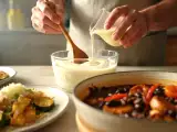 Artigos: Menu diário, 12 de agosto: courgette no forno, feijoada de lulas e creme de leite condensado