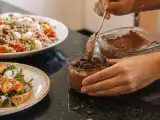 Artigos: Menu do dia, 31 de agosto: bruschetta de burrata, salada de trigo com atum e sorvete de whey