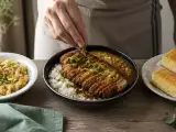 Artigos: Menú vegetariano, 3 de septiembre: Zarangollo murciano, berenjena empanada y sobaos pasiegos