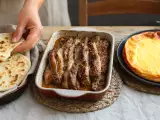 Artigos: Menu diário, 15 de setembro: pão pita na frigideira, cachaço de porco no forno e bolo fácil