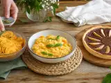 Artigos: Menu diário, 4 de outubro: uma explosão de sabores com chips de batata doce, risoto de abóbora e tarte de chocolate e pera