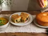 Artigos: Menu do dia, 13 de outubro: sopa de abóbora, torta de escarola e pão de ló cítrico
