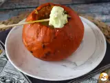 Artigos: Precisa de um prato para compartilhar no Halloween? Esta abóbora assada recheada com queijo derretido vai roubar a cena