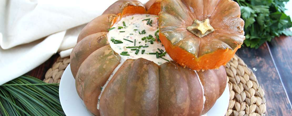 Camarão na Moranga com leite de côco..Miam..Miam!!