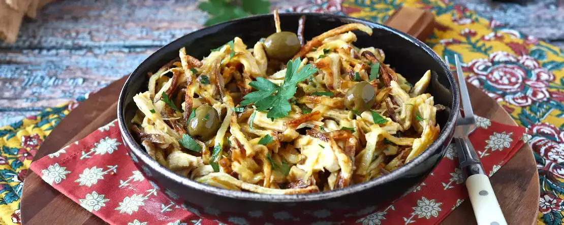 Frango à brás cremoso, saboroso e fácil