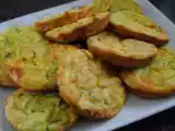 Receita Rodelas e fatias de courgette